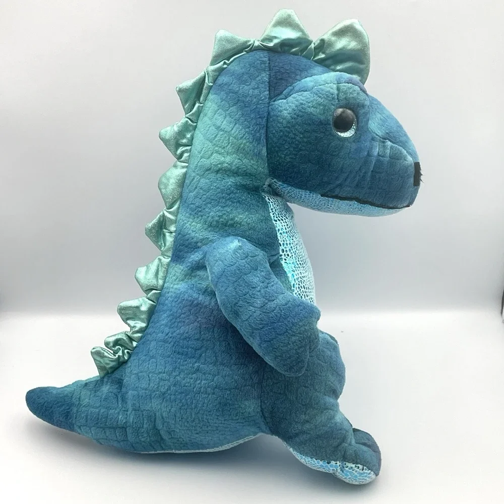 Dan Dee Dinosaur Plush‎ Stuffed Animal Blue 14